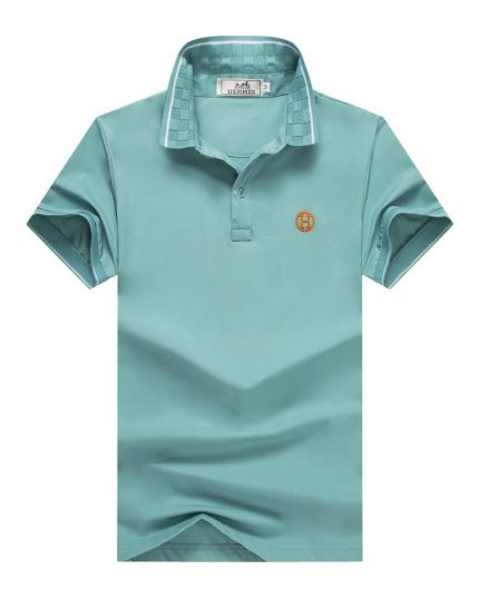 Classic Collar Hermes Cotton Polo Shirt ( 3XL – 6XL )