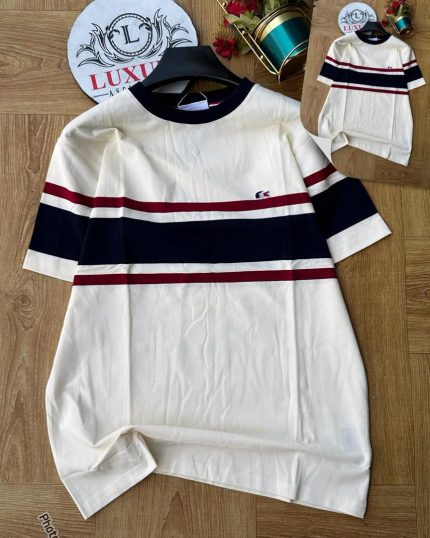 Classic Round Neck Lacoste Cotton Polo Shirt