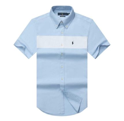 A Classic PRL Men’s Custom-Fit Logo-Embroidered Short Sleeve Oxford Shirt