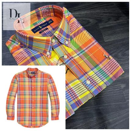 Classic PRL Custom-Fit Men’s Logo-Embroidered Long Sleeve Oxford Shirt