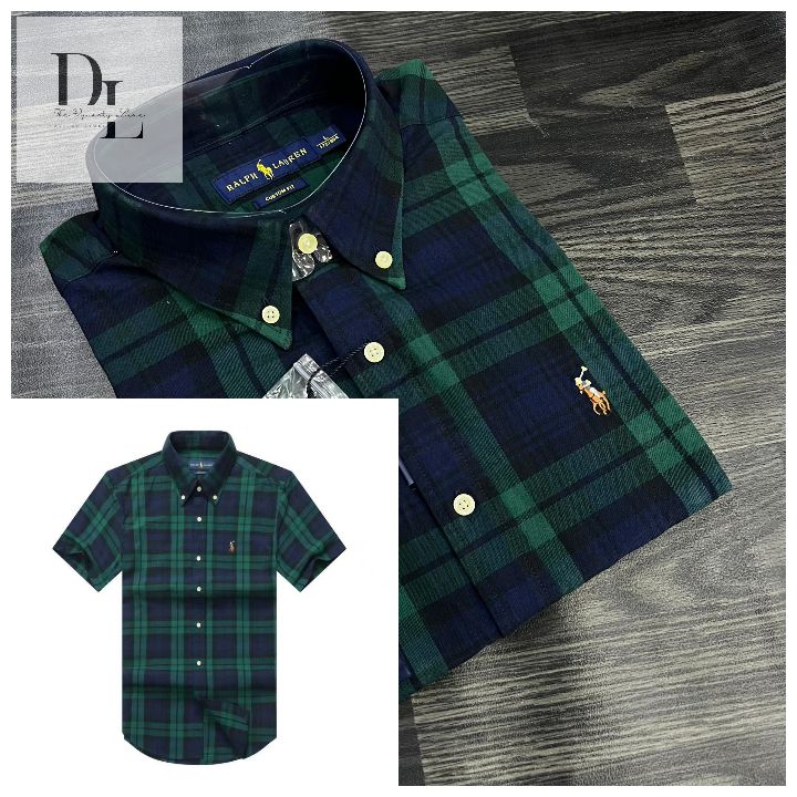 WhatsApp Image 2025-11-03 at 19.58.41_14dfcfd3 Classic PRL Men’s Custom-Fit Logo-Embroidered Short Sleeve Oxford Shirt
