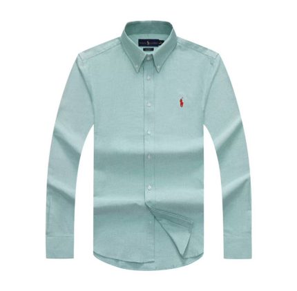 Classic PRL Custom-Fit Men’s Logo-Embroidered Long Sleeve Oxford Shirt