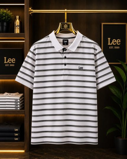 Classic Collar LEE Cotton Polo Shirt