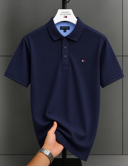Classic Collar THF Cotton Polo Shirt