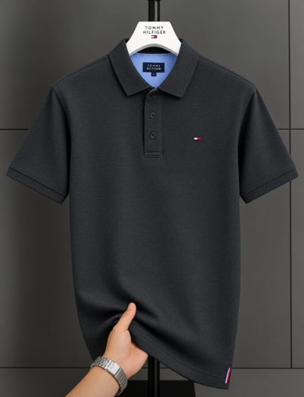 Classic Collar THF Cotton Polo Shirt