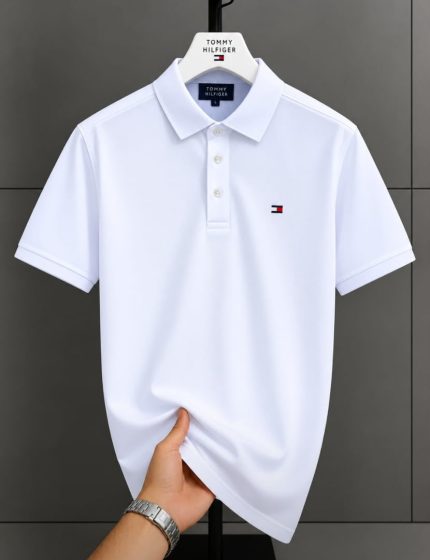 Classic Collar THF Cotton Polo Shirt