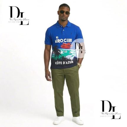 Classic Collar PRL Cotton Polo Shirt