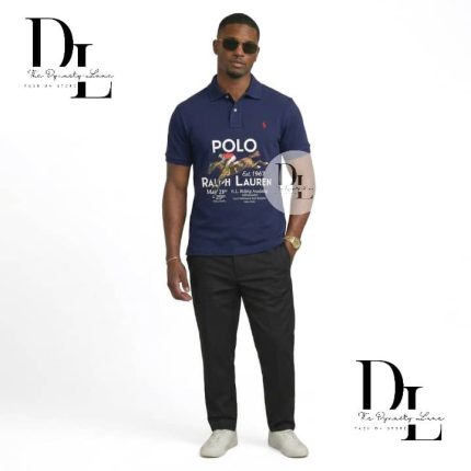 Classic Collar PRL Cotton Polo Shirt