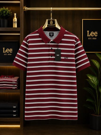 Classic Collar LEE Cotton Polo Shirt