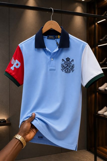 Classic Collar PRL Cotton Polo Shirt