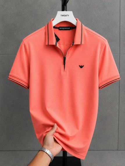 Classic Collar EMP Cotton Polo Shirt