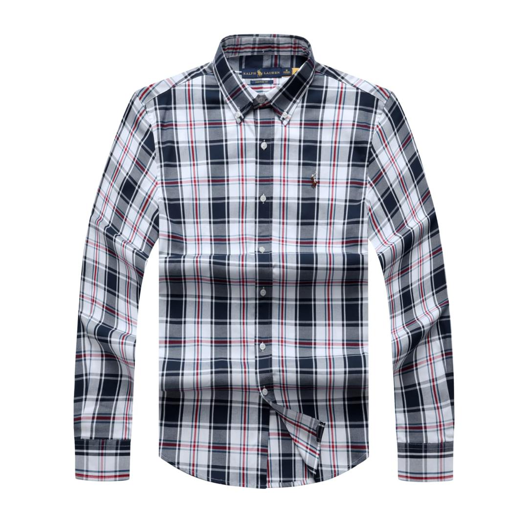99966e8e-2ea5-4de9-81f8-91b9eee00866 Classic PRL Custom-Fit Men’s Logo-Embroidered Long Sleeve Oxford Shirt