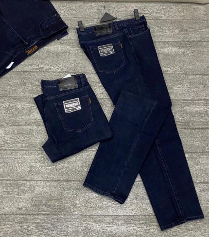 Men’s Plain Straight Cut Jeans