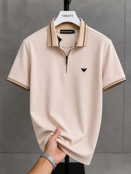 Classic Collar EMP Cotton Polo Shirt