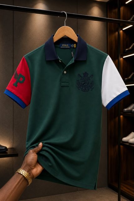 Classic Collar PRL Cotton Polo Shirt