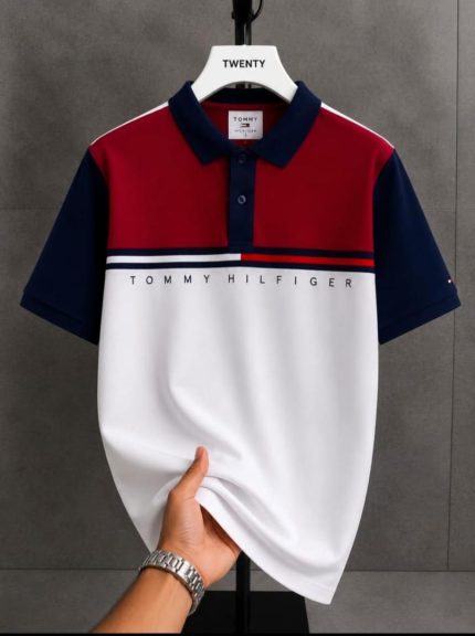 Classic Collar THF Cotton Polo Shirt