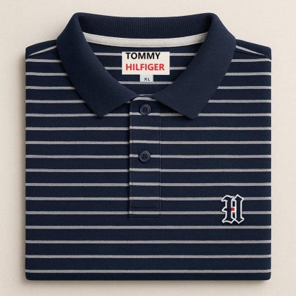 Classic Collar THF Cotton Polo Shirt