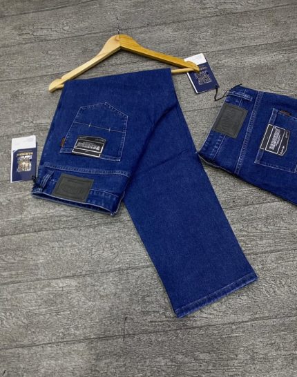 Men’s Plain Straight Cut Jeans