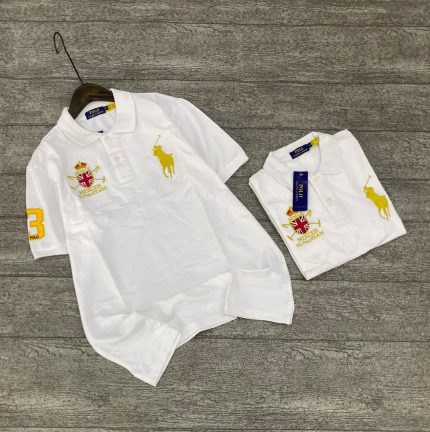 Classic Collar PRL Cotton Polo Shirt