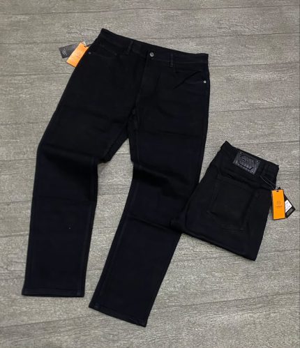 Men’s Plain Straight Cut Jeans