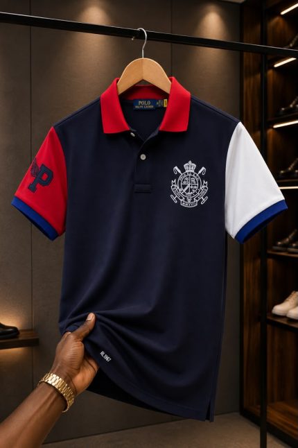 Classic Collar PRL Cotton Polo Shirt