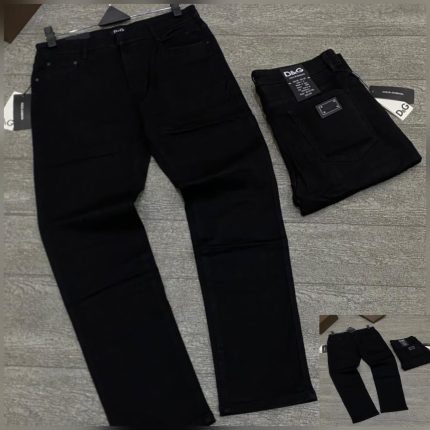Men’s Plain Straight Cut Jeans