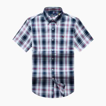 A Classic PRL Men’s Custom-Fit Logo-Embroidered Short Sleeve Oxford Cotton Shirt