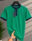 Classic Bishop Neck THF Cotton Polo Shirt