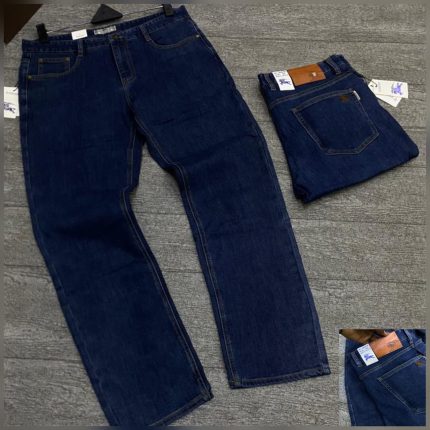 Men’s Plain Straight Cut Jeans