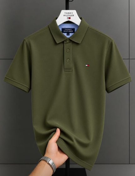 Classic Collar THF Cotton Polo Shirt