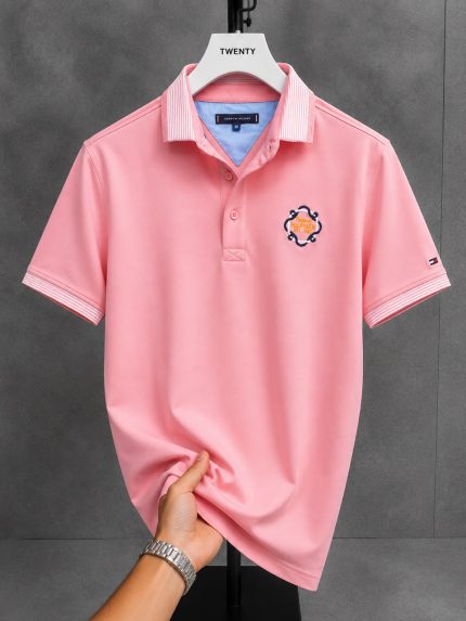 Classic Collar THF Cotton Polo Shirt