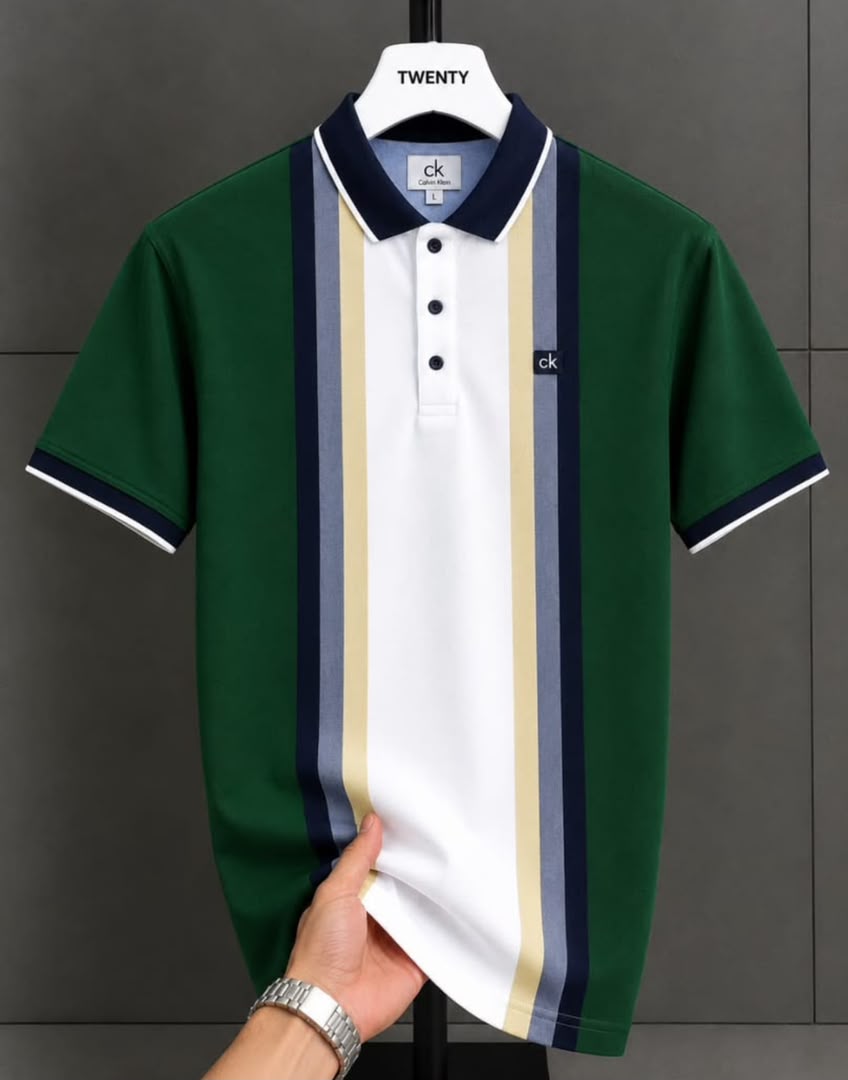 3a27a6a9-2b60-470e-9af3-a8a037583bff Classic Collar CK Cotton Polo Shirt