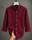 A Classic THF Custom-Fit Logo-Embroidered Men’s Long Sleeve Oxford Cotton Shirt