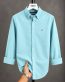A Classic THF Custom-Fit Logo-Embroidered Men’s Long Sleeve Oxford Cotton Shirt