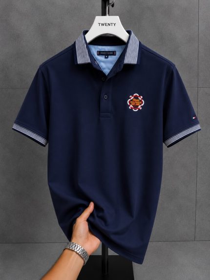 Classic Collar THF Cotton Polo Shirt
