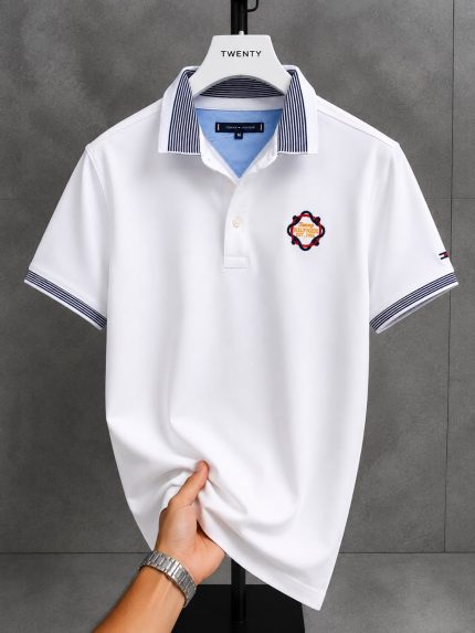 Classic Collar THF Cotton Polo Shirt