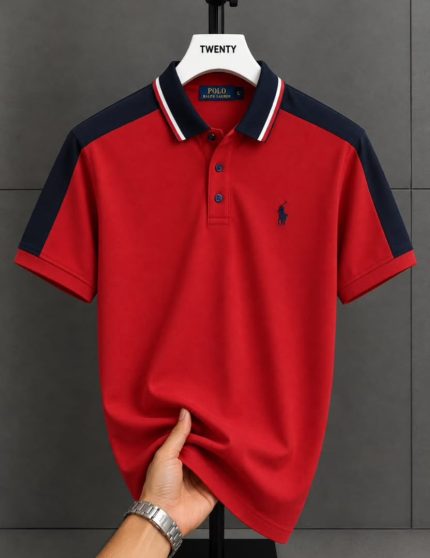 Classic Collar PRL Cotton Polo Shirt