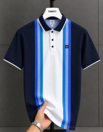 Classic Collar CK Cotton Polo Shirt