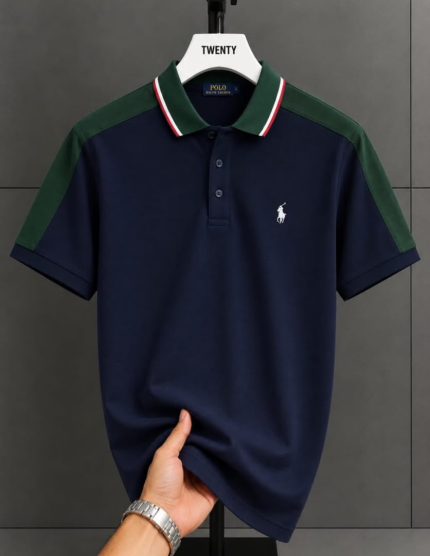 Classic Collar PRL Cotton Polo Shirt