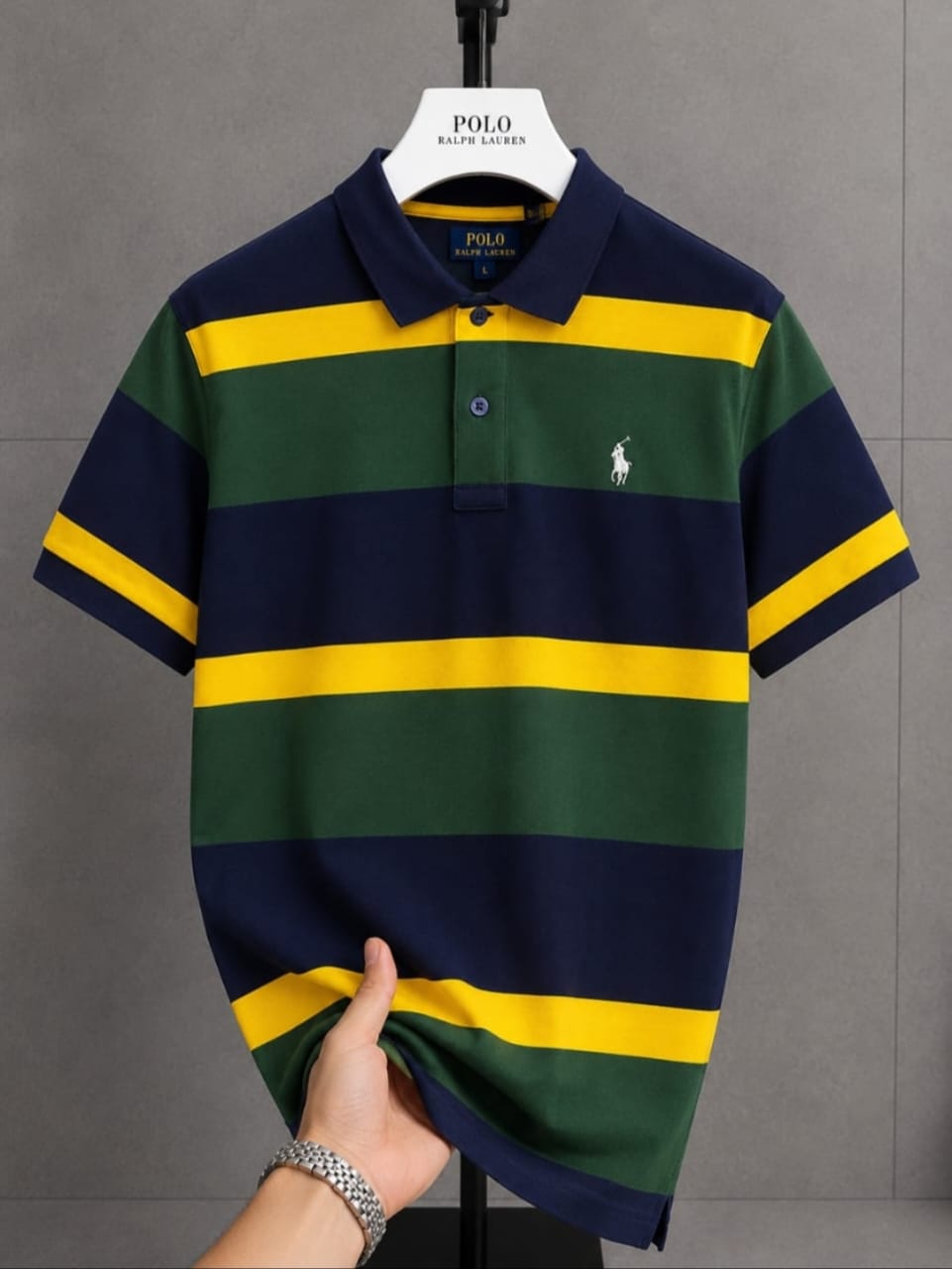 daa92125-8426-436a-9535-79069099abdc Classic Collar PRL Cotton Polo Shirt