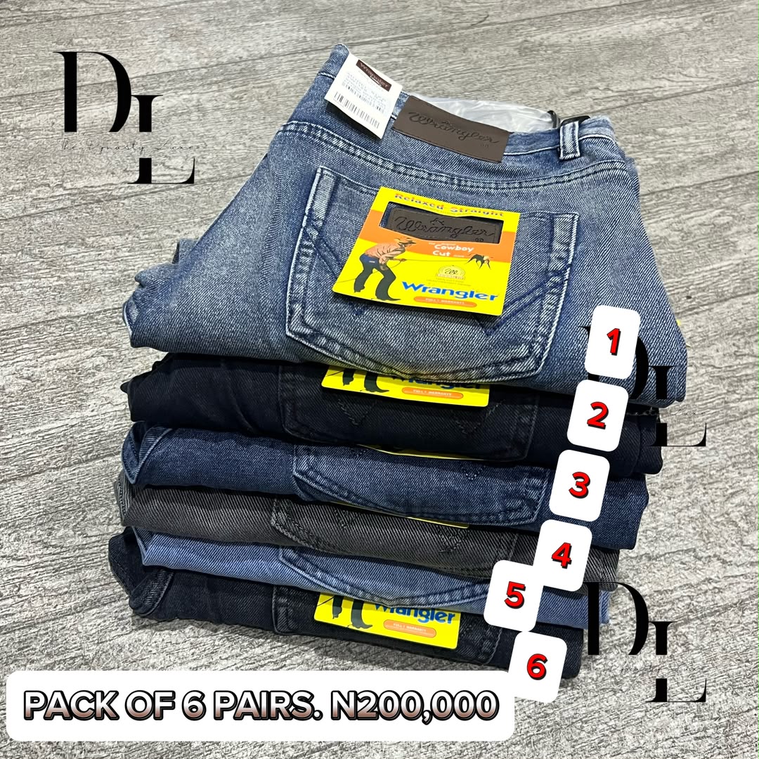 1b9fde35-662a-426b-80be-b826fd80b95d Men Straight Cut Jean WRG ( Pack Of 6 Colors )