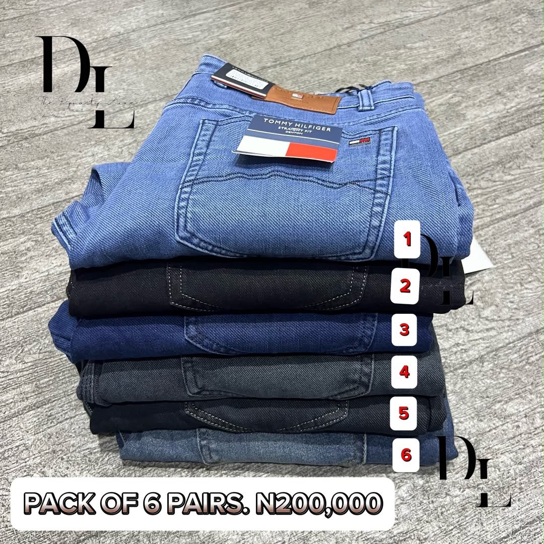5ac8a03b-0928-4741-8f87-9c4201021975 A Men Straight Cut Jean THF ( Pack Of 6 Colors )